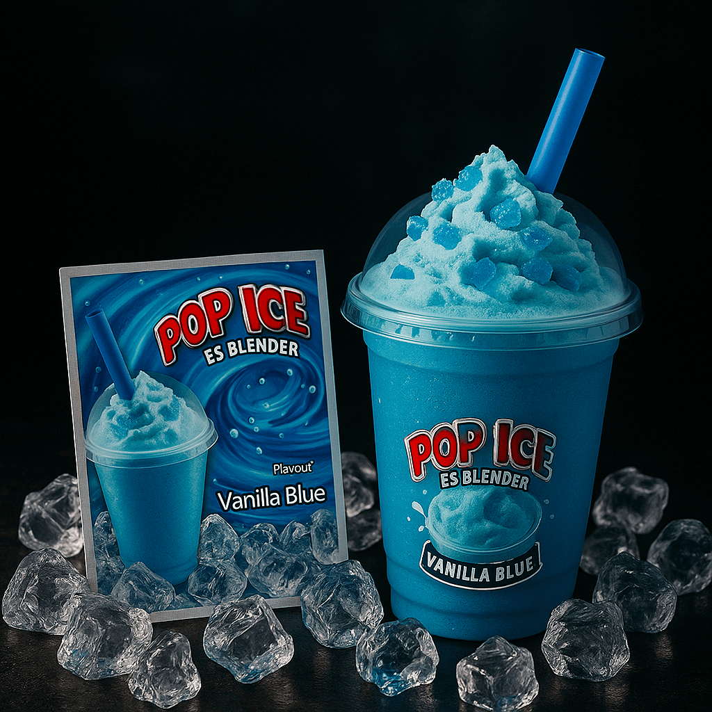 Pop Ice Vanilla Blue 